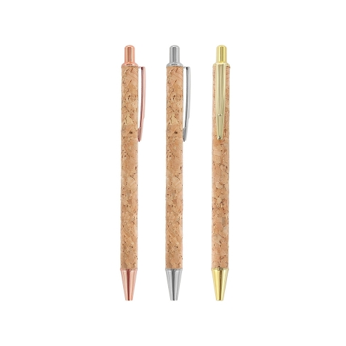 Caneta de Metal e Cortiça-06039