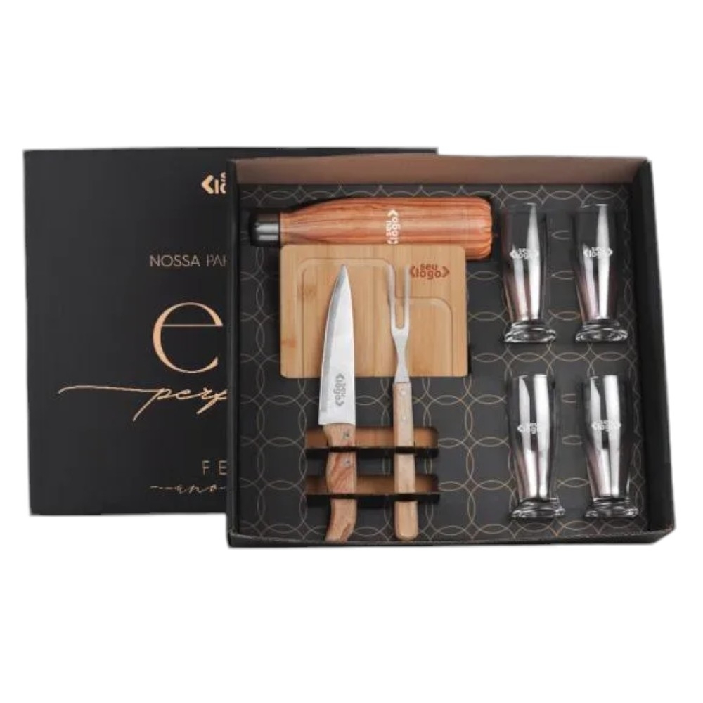 Kit Churrasco 8 peças-KT-9030A