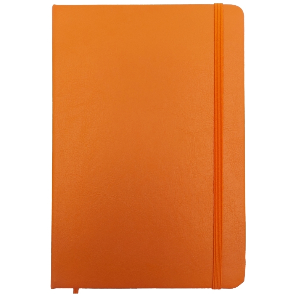 Caderneta tipo Moleskine de Couro Sintético