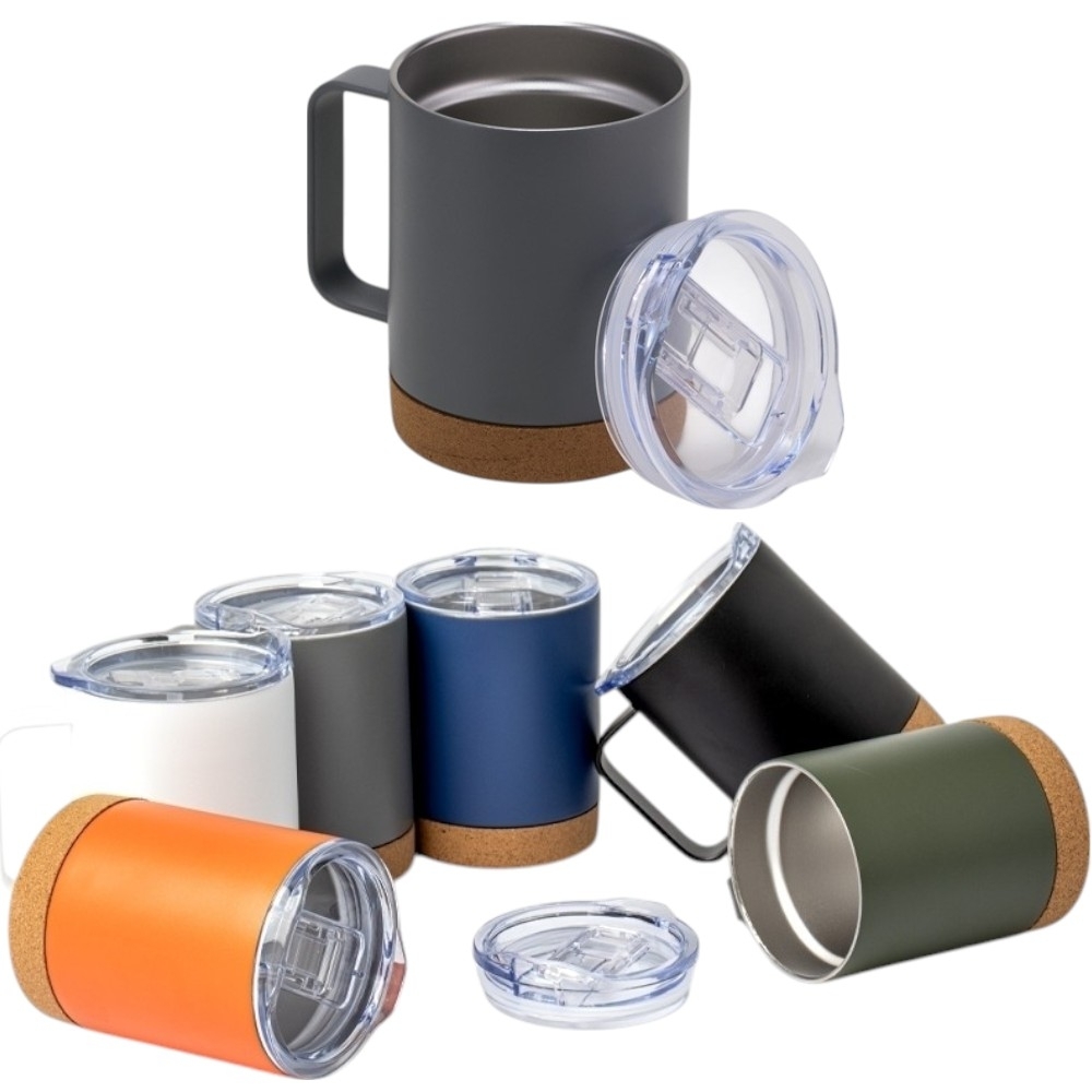 Caneca Térmica com Cortiça de 400ml-18838