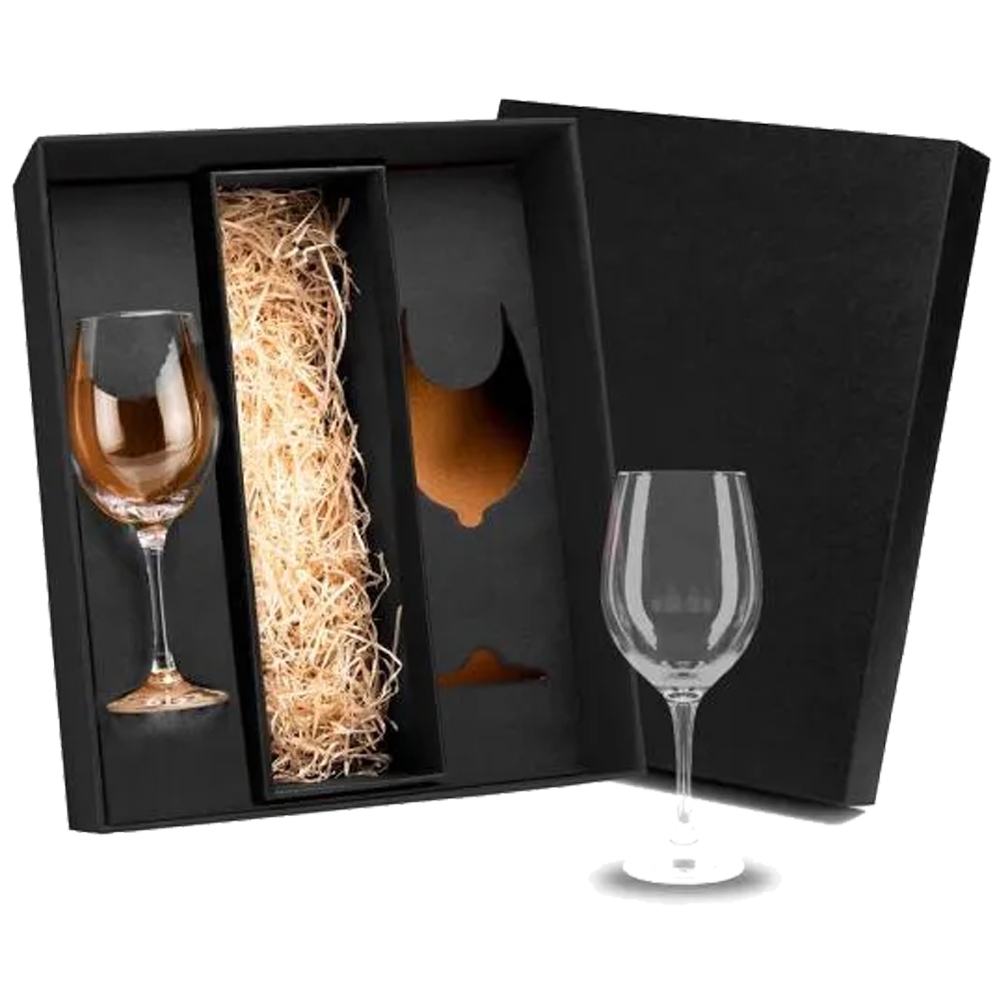 JOGO DE TAÇAS DE VIDRO PARA  VINHO 490 ML - 2 PÇS-VI-18612