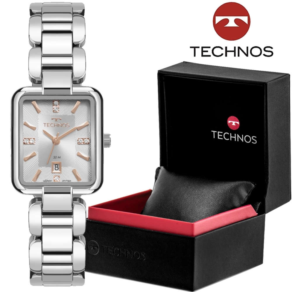 Relógio Technos Personalizado - Feminino- 2015CES/1K