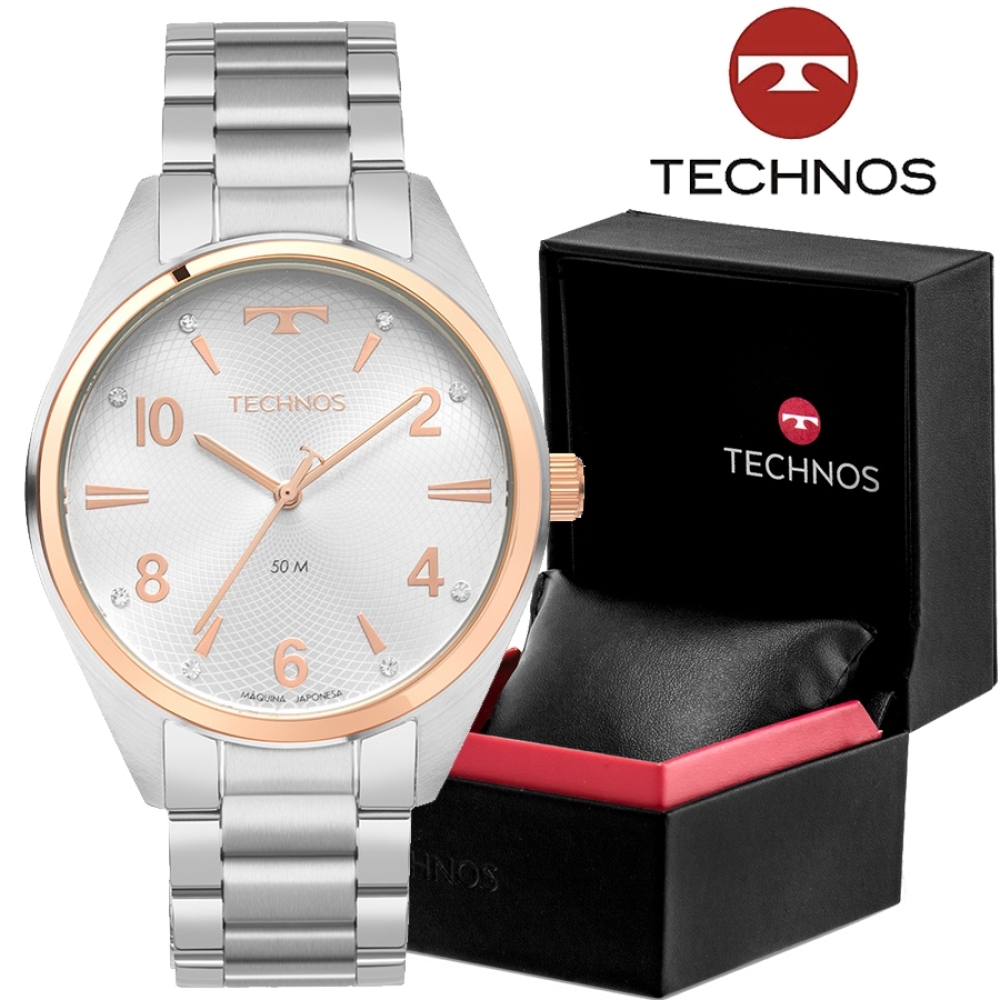 Relógio Technos Personalizado - Feminino-2036MTJ/1K
