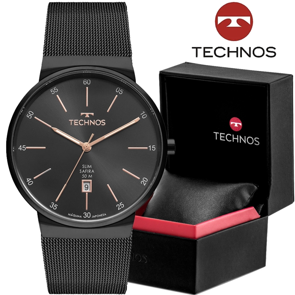 Relógio Technos Personalizado-GM12AG/1P