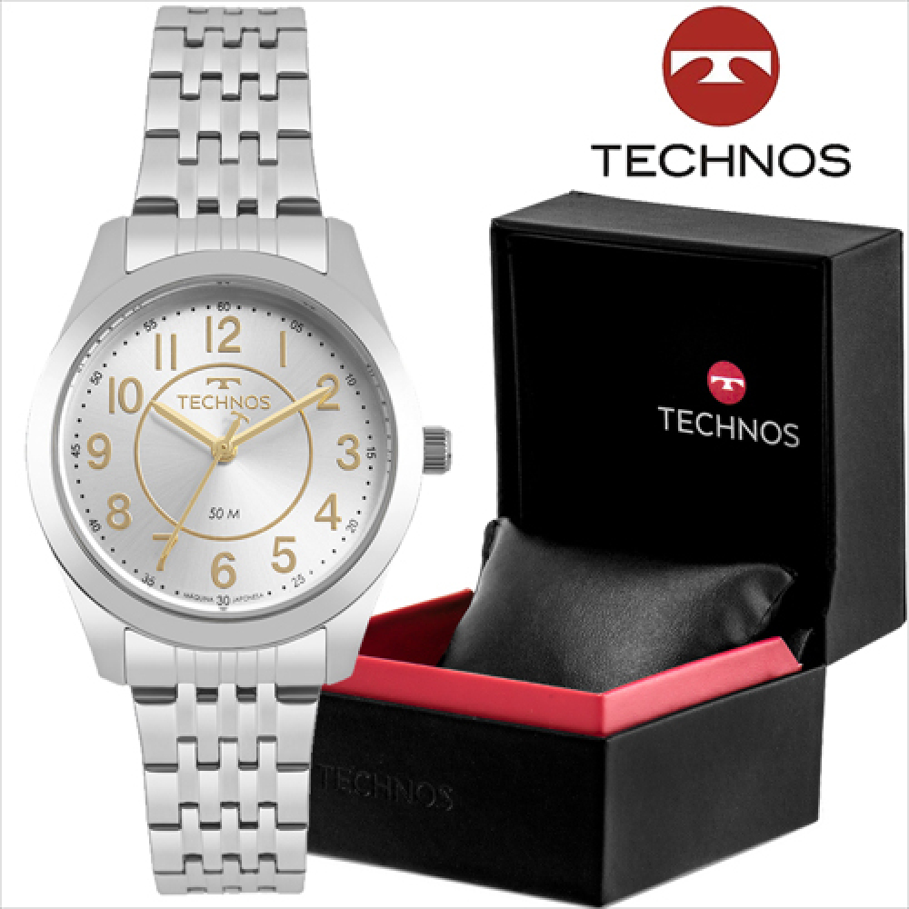 Relógio Technos Personalizado - Feminino-2035MJES/1B